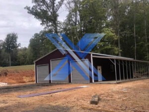 Straight Line Roof Barn