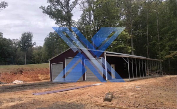 Straight Line Roof Barn