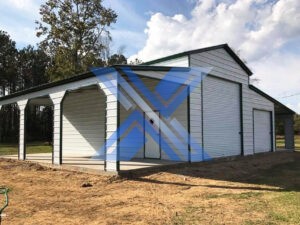 The Hinesville 42'Wx40'L Drop Down Barn